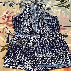 Cute printed romper